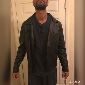 Men’s Black Leather Jacket